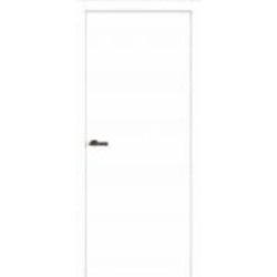 Дверное полотно ОМиС FLAT 01 B чорна кромка (с фрезеров. п/з 96/85) ПГ 800 мм белый эмалекс