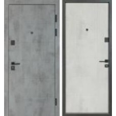 Дверь входная Revolut Doors В-434 (квадро) мод.155 оксид темный / оксид 2050x850 мм правая