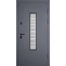 Дверь входная Abwehr КТМ 555 096 П СПЗ (7021Т+Б) Kale2 NEW ЧФ белая текстура 2050x960 мм правая