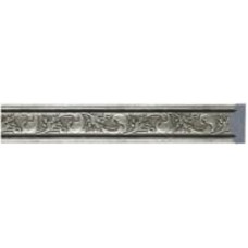 Молдинг Dellos Baget 157-26 серебристый 2400x30x14 мм