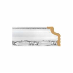Плинтус для натяжного потолка Dellos Baget 148-1-114 2400x45x31 мм