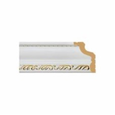 Плинтус для натяжного потолка Dellos Baget 148-2-115G 2400x45x31 мм