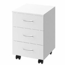 Тумба мобильная ROKO БЮ301 40,6х42,3х58,4 см белый