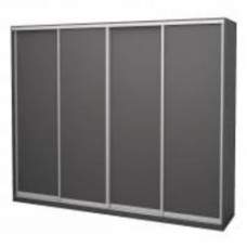 Шкаф-купе 4.2266.242.60-1 ROKO 2384x600x2420 мм серый двери / ДСП