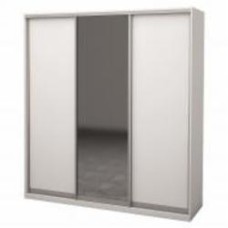 Шкаф-купе 3.262.242.60-3 ROKO 2392x600x2420 мм белый двери / ДСП/зеркало/ДСП