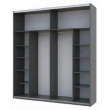 Корпус шкафа-купе G-Кайзер Doros 2200х600x2400 мм графит