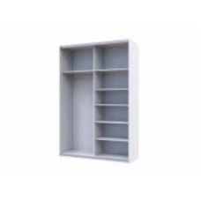 Корпус шкафа-купе G-Кайзер (240х160х60) белый альба Doros 1600х600x2400 мм белый