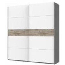 Шкаф-купе Doros G-Caiser Антрацит / Белый вставка Клондайк 2 ДСП / 5 частей 2400х2200х600 мм антрацит