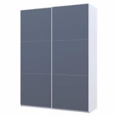 Шкаф-купе Doros G-Caiser 2 ДСП / 3 части 2400х1600х600 мм белый