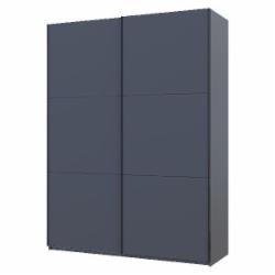 Шкаф-купе Doros G-Caiser 2 ДСП / 3 части 2400х1800х600 мм графит