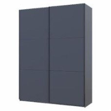 Шкаф-купе Doros G-Caiser 2 ДСП 2400х1600х600 мм графит
