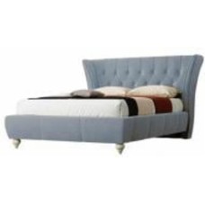 Кровать Green Sofa Эмма лагуна 32 серо-голубой 120x200 см