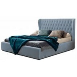 Кровать Green Sofa Неаполь лагуна 32 серо-голубой 120x200 см