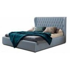Кровать Green Sofa Неаполь лагуна 32 серо-голубой 160x200 см