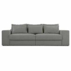 Диван прямой PRAKTICA Sofa Спартак велюр серый 2600x1330x700 мм