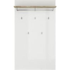 Вешалка настенная BRW Alameda 1500х880х285 мм белый глянец/дуб вестминстер (S420-WIE-BIP/DWM)