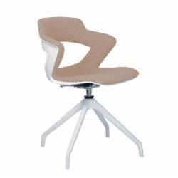 Стул Nowy Styl ZENITH PLAST PLUS WHITE PL68W-4S (BOX) SM-04 бежевый