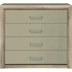 Комод BRW Koen 2 4ш 1035x965x400 мм дуб каньон монумент/песчаный глянец (S337-KOM4S-DAMO/PIP ) Комод BRW Koen 2 4ш 1035x965x400 мм дуб каньон монумент/песчаный глянец (S337-KOM4S-DAMO/PIP )