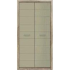 Шкаф BRW Koen 2 2д 2000х1035х565 мм дуб каньон монумент песчаный глянец (S337-SZF2D-DAMO/PIP)