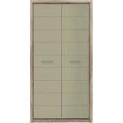 Шкаф BRW Koen 2 2д 2000х1035х565 мм дуб каньон монумент песчаный глянец (S337-SZF2D-DAMO/PIP)