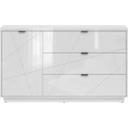Комод BRW Forn 1д3ш 1560x930x425 мм /белый глянец (S471-KOM1D3S-BIP )