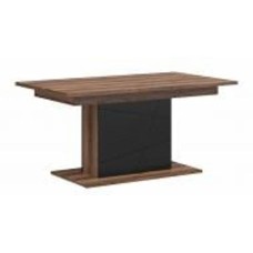 Стол обеденный BRW Forn 1600х900х760 черный матовый/дуб делано (S471-STO/160-DDC/CAM)