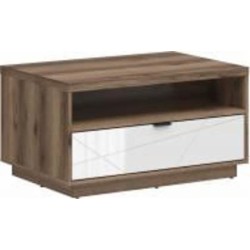 Стол журнальный BRW Forn 900x600x485 мм белый глянец/дуб делано (S471-LAW1S-DDC/BIP )
