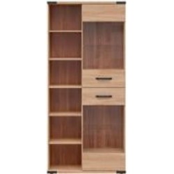 Витрина BRW Lara 1975х900х400 мм ясень белорусский (S463-REG2W/90-JBE)