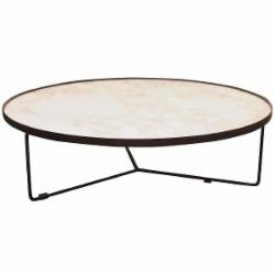 Стол журнальный Cattelan Italia BILLY L 1000x1000x280 мм черный/бежевый (BILLY L )