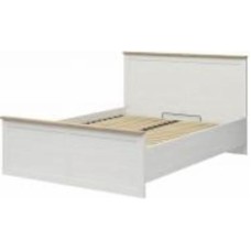 Кровать BRW с подъемным механизмом 180B LOKSA 180x200 см сосна андерсен белая/дуб грандсон (S455-LOZ/180/B-APW)