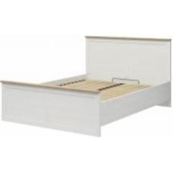 Кровать BRW с подъемным механизмом 180B LOKSA 180x200 см сосна андерсен белая/дуб грандсон (S455-LOZ/180/B-APW)