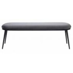 Лавка Unique Furniture GAIN 360x480x1400 мм серый / черный