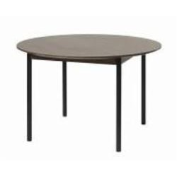 Стол обеденный Unique Furniture LATINA 1200x1200x750 мм дуб эспрессо/черный