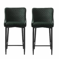 Стул барный Unique Furniture OTTOWA 570x1050x480 мм 2 шт. зеленый