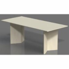 Стол обеденный Unique Furniture PALMA 2000x900x750 мм серый/серый