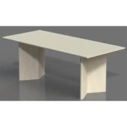 Стол обеденный Unique Furniture PALMA 2000x900x750 мм серый/серый