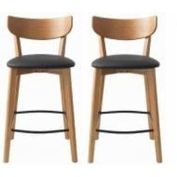 Стул барный Unique Furniture PERO 500x930x470 мм 2 шт. черный