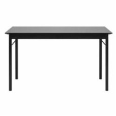 Стол обеденный Unique Furniture SAVONA 1400x900x750 мм дуб черный/черный