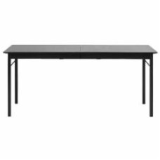 Стол обеденный Unique Furniture SAVONA 1800x950x750 мм дуб черный/черный