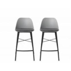 Стул барный Unique Furniture WHISTLER 530x930x480 мм 2 шт. серый