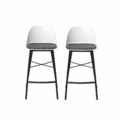 Стул барный Unique Furniture WHISTLER 530x930x480 мм 2 шт. белый