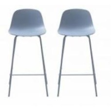 Стул барный Unique Furniture WHITBY 480x930x410 мм 2 шт. синий
