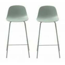 Стул барный Unique Furniture WHITBY 480x930x410 мм 2 шт. светло-зеленый