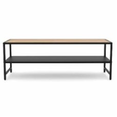 Тумба под ТВ Unique Furniture ALTINO 1200x400x350 мм дуб дикий/черный (46880001)