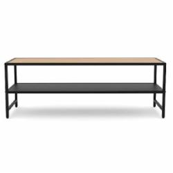 Тумба под ТВ Unique Furniture ALTINO 1200x400x350 мм дуб дикий/черный (46880001)
