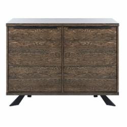 Комод Unique Furniture ARNO 2д 1140x850x450 мм черный/дуб копченый (40922930 )