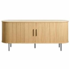 Комод Unique Furniture NOLA 1800x760x450 мм черный/дуб натуральный (48282780)