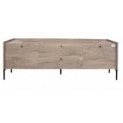 Тумба под ТВ Lion Wood 2д 2ш 1600x550x400 мм черный/шварцвальд