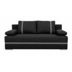 Диван прямой BRW MATA LUX 3DL черный 1910x890x910 мм
