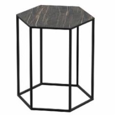 Стол журнальный Aqua Rodos Тур NAMIBIA BLACK 400x350x400 мм черный/черный